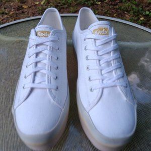 Keds Rainbow White Platform Sneakers - 8